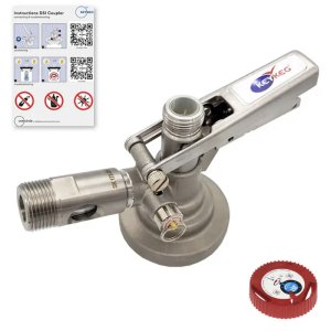 Zapfkopf Kegverschluss KeyKeg K-typ Ventil 5/8 x 3/4 Zoll...