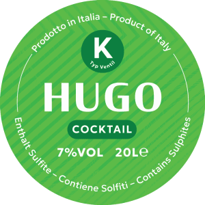 Hugo Cocktail PolyKeg Pro mit Innenbeutel K-Typ Ventil 20L